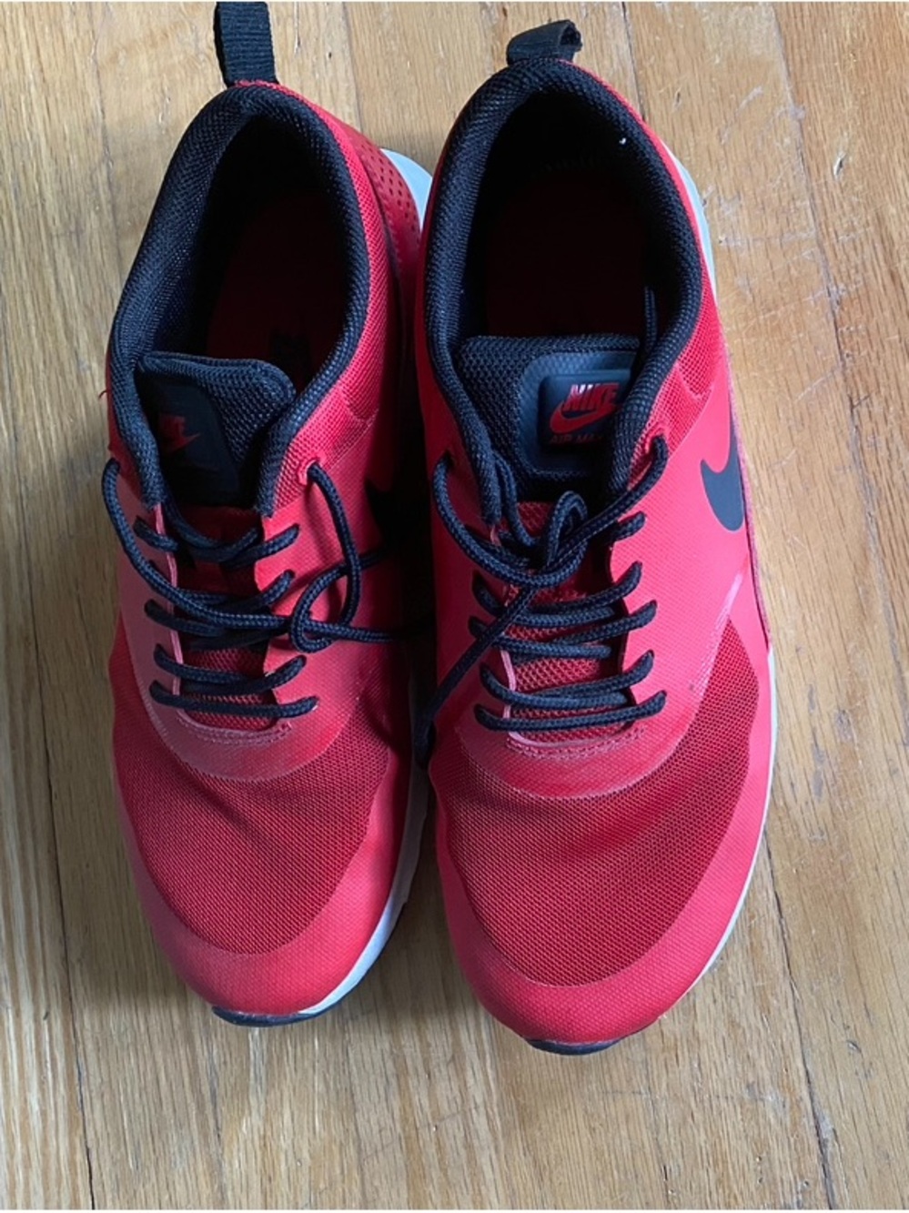 Nike Kids Red and Black Lightweight Sneakers